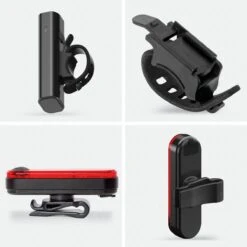 LifeGoods LED Fietsverlichting Set - Voorlicht En Achterlicht - USB Oplaadbaar - Zwart -Fietsaccessoire Winkel 1200x1200 280