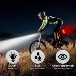PRO LED 2022 Fietsverlichting Set - Racefiets Verlichting - Voorlicht En Achterlicht - Fietsaccessoires - USB Oplaadbaar - IP65 Waterdicht -Fietsaccessoire Winkel 1200x1200 283