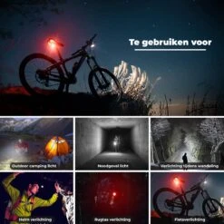 PRO LED 2022 Fietsverlichting Set - Racefiets Verlichting - Voorlicht En Achterlicht - Fietsaccessoires - USB Oplaadbaar - IP65 Waterdicht -Fietsaccessoire Winkel 1200x1200 285