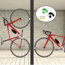 Racefiets Ophangsysteem - Fietshaak Muurbevestiging - Fiets Ophangbeugel - Bike Muurbeugel Fiets - Fietsenrek - Fietsbeugel -Fietsaccessoire Winkel 1200x1200 31