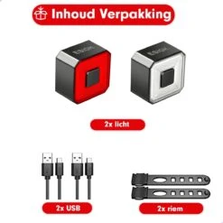 Esioh® Oplaadbare Fietslamp Led Set Wit En Rood – Oplaadbare Fietsverlichting USB – Fietslampjes Voorlicht En Achterlicht -Fietsaccessoire Winkel 1200x1200 330