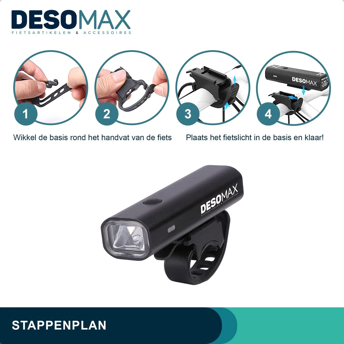 DesoMax® Fietsverlichting Set USB Oplaadbaar Heldere Fietslamp - Voorlicht - Achterlicht - Koplamp - Achterlamp DesoMax® Fietsverlichting Set USB Oplaadbaar Heldere Fietslamp - Voorlicht - Achterlicht - Koplamp - Achterlamp -Fietsaccessoire Winkel 1200x1200 361