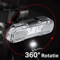 Transnect® – Fietsverlichting LED Set - Fietslampjes Voor En Achter Licht - 4 Lichtstanden – USB Oplaadbaar - Draagbaar – Waterdicht -Fietsaccessoire Winkel 1200x1200 376