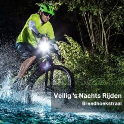 Transnect® – Fietsverlichting LED Set - Fietslampjes Voor En Achter Licht - 4 Lichtstanden – USB Oplaadbaar - Draagbaar – Waterdicht -Fietsaccessoire Winkel 1200x1200 377