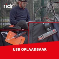 RIDR Achterlicht Fiets - USB Oplaadbaar LED - Fietsverlichting Met Laser - Waterdicht -Fietsaccessoire Winkel 1200x1200 383