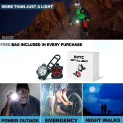 BOTC Fietsverlichting USB Oplaadbaar - Oplaadbare USB Led Fietslamp - Voorlicht & Achterlicht - Waterdicht 7 BOTC Fietsverlichting USB Oplaadbaar - Oplaadbare USB Led Fietslamp - Voorlicht & Achterlicht - Waterdicht -Fietsaccessoire Winkel 1200x1200 387