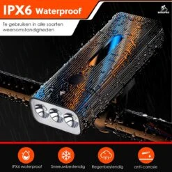 BikePro LED Fietsverlichting Set - Voorlicht En Achterlicht - USB Oplaadbaar - Fietslamp - Koplamp Fiets - Fietslampjes - Fietslichten 7 BikePro LED Fietsverlichting Set - Voorlicht En Achterlicht - USB Oplaadbaar - Fietslamp - Koplamp Fiets - Fietslampjes - Fietslichten -Fietsaccessoire Winkel 1200x1200 396