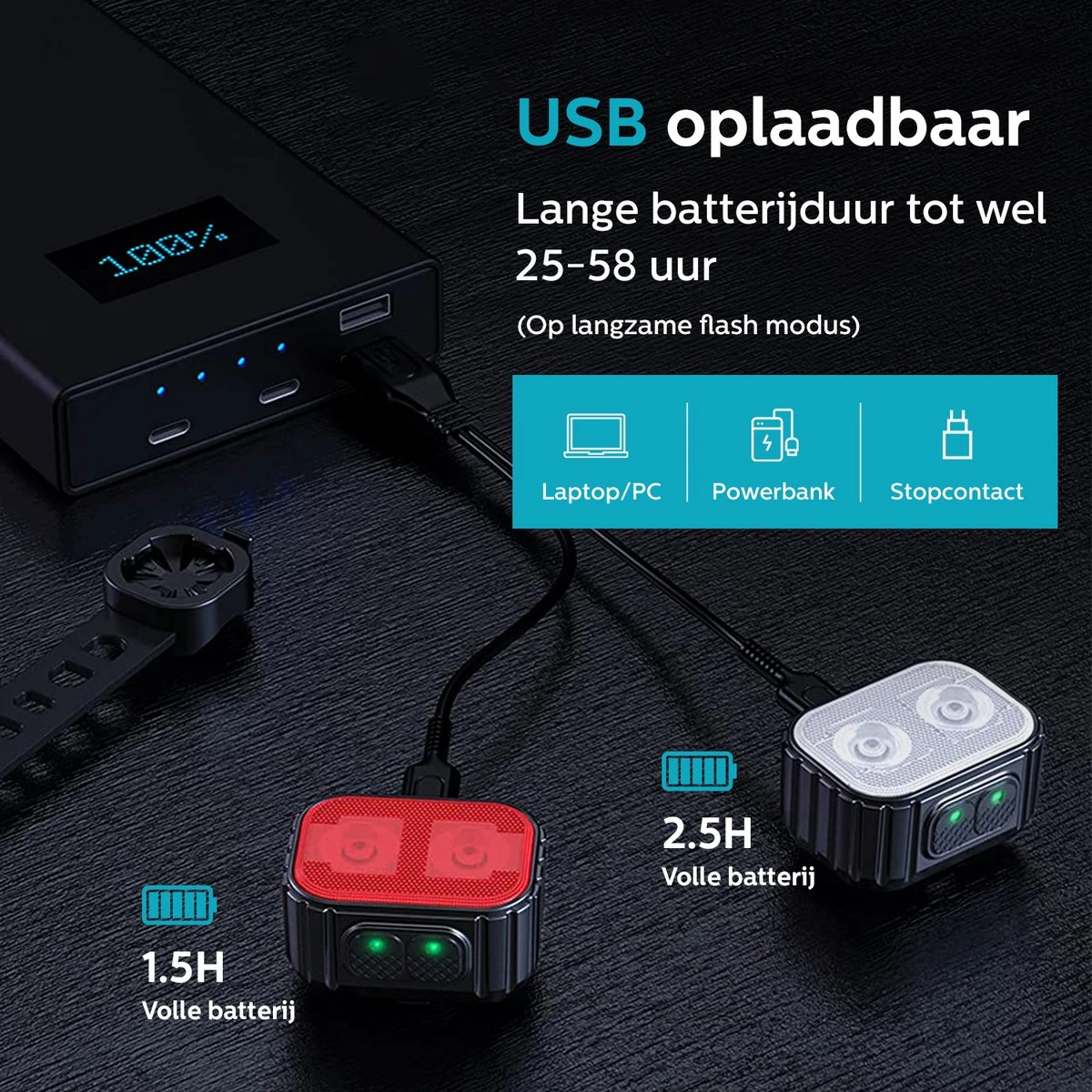 Inlustro Fietslamp Set - Voorlicht / Achterlicht - LED Fietslampjes Rood en Wit - Fietslicht Koplamp - Waterdicht - USB Oplaadbaar Inlustro Fietslamp Set - Voorlicht / Achterlicht - LED Fietslampjes Rood En Wit - Fietslicht Koplamp - Waterdicht - USB Oplaadbaar -Fietsaccessoire Winkel 1200x1200 415