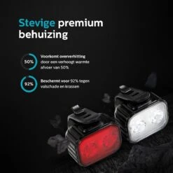 Inlustro Fietslamp Set - Voorlicht / Achterlicht - LED Fietslampjes Rood En Wit - Fietslicht Koplamp - Waterdicht - USB Oplaadbaar 7 Inlustro Fietslamp Set - Voorlicht / Achterlicht - LED Fietslampjes Rood En Wit - Fietslicht Koplamp - Waterdicht - USB Oplaadbaar -Fietsaccessoire Winkel 1200x1200 418