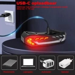 B-care Elektrische Fietsverlichting - Inclusief Afstandsbediening En Richtingaanwijzers - Fietsalarm - Anti Diefstal Alarm - Fiets Achterlicht - Fietsbel - Fiets Accessoires 7 B-care Elektrische Fietsverlichting - Inclusief Afstandsbediening En Richtingaanwijzers - Fietsalarm - Anti Diefstal Alarm - Fiets Achterlicht - Fietsbel - Fiets Accessoires -Fietsaccessoire Winkel 1200x1200 425