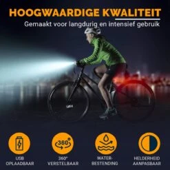 AXIMO Fietsverlichting 500 Lumen - Fietslamp USB Oplaadbaar LED - Voorlicht En Achterlicht - Fietslicht Set 3 AXIMO Fietsverlichting 500 Lumen - Fietslamp USB Oplaadbaar LED - Voorlicht En Achterlicht - Fietslicht Set -Fietsaccessoire Winkel 1200x1200 429