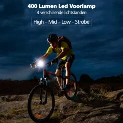 SWILIX ® - Fietsverlichting Set - Oplaadbare USB Led Fietslamp - Voor En Achter - Waterdicht - 4 Lichtstanden - Zwart 3 SWILIX ® - Fietsverlichting Set - Oplaadbare USB Led Fietslamp - Voor En Achter - Waterdicht - 4 Lichtstanden - Zwart -Fietsaccessoire Winkel 1200x1200 444