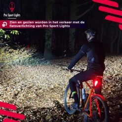 1200 Lumen & 100 Lumen Pro Sport Lights Fietsverlichtingsset - LED Fietslampen USB Oplaadbaar -Fietsaccessoire Winkel 1200x1200 469