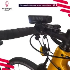 Pro Sport Lights Performance 1800 Lumen Fietslamp Voorlicht - Fietsverlichting USB Oplaadbaar - Koplamp Fiets - LED Racefiets / Mountainbike -Fietsaccessoire Winkel 1200x1200 500