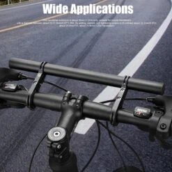 DrPhone EF1 – Verlengstuk Voor Fietsstuur – 30 CM Lang – Uitbreiding Frame – Gemakkelijk Te Installeren - Zwart -Fietsaccessoire Winkel 1200x1200 516