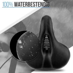 Strex Fietszadel - Unisex - Extra Comfortabel - Ventilerend - Incl. Zadelhoes -Fietsaccessoire Winkel 1200x1200 541