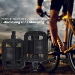 Fietspedalen - Anti Slip - Trappers Voor Fiets Met Reflector - 1.4 Mm Schroefdraad Zwart -Fietsaccessoire Winkel 1200x1200 599