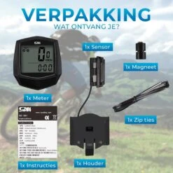 Kilometerteller Fiets - Waterdicht En Bedraad - Snelheidsmeter - Fietscomputer - Fiets Accessoires - Mountainbike Accesoires -Fietsaccessoire Winkel 1200x1200 650