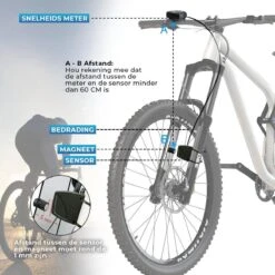 Kilometerteller Fiets - Waterdicht En Bedraad - Snelheidsmeter - Fietscomputer - Fiets Accessoires - Mountainbike Accesoires -Fietsaccessoire Winkel 1200x1200 651