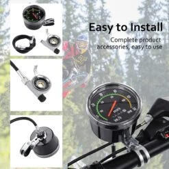 Mechanische Retro Kilometerteller Voor Fietsen - Analoge Fiets Snelheidsmeter - Retro Fietscomputer - Kilometerteller Fiets - Snelheidsmeter Fiets -Fietsaccessoire Winkel 1200x1200 659