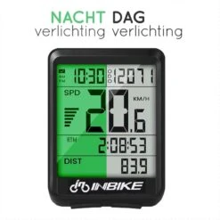 Amenzo© Fietscomputer Draadloos - Kilometerteller - NL Handleiding - Draadloze En Waterdichte Snelheidsmeter - Makkelijke Bevestiging - Fiets GPS - Zwart - Racefiets -Fietsaccessoire Winkel 1200x1200 684