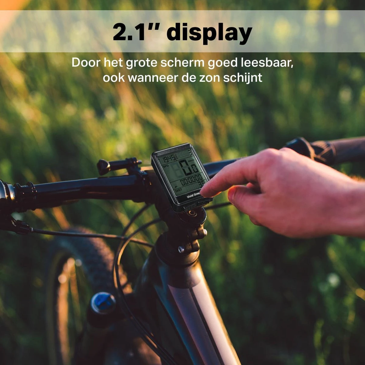 Vivid Green Draadloze Fietscomputer Snelheidsmeter - Mountainbike - Kilometerteller - Fiets Accessoires - Racefiets - Draadloos Vivid Green Draadloze Fietscomputer Snelheidsmeter - Mountainbike - Kilometerteller - Fiets Accessoires - Racefiets - Draadloos -Fietsaccessoire Winkel 1200x1200 706