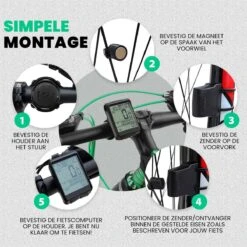 Strex Draadloze Fietscomputer - 17 Functies - Extra Groot Scherm - Draadloze Fiets Computer Draadloos Waterdicht - NL Handleiding 8 Strex Draadloze Fietscomputer - 17 Functies - Extra Groot Scherm - Draadloze Fiets Computer Draadloos Waterdicht - NL Handleiding -Fietsaccessoire Winkel 1200x1200 719
