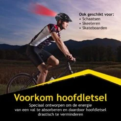 Dunlop Fietshelm - Verstelbaar Van 58 Tot 61 CM - Maat L - Met LED-Verlichting - 3 Lichtmodus - Zwart -Fietsaccessoire Winkel 1200x1200 758