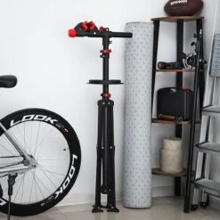 Merkloos Decopatent® Sterke Montagestandaard Fiets - 360° Draaibaar - Verstelbaar + Gereedschapsbakje - Fiets Montage Reparatie Standaard -Fietsaccessoire Winkel 1200x1200 76