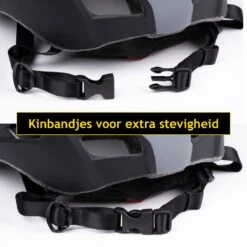 Dunlop Fietshelm - Verstelbaar Van 58 Tot 61 CM - Maat L - Met LED-Verlichting - 3 Lichtmodus - Zwart -Fietsaccessoire Winkel 1200x1200 760