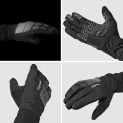 GripGrab - Ride Windproof Lente Herfst Fietshandschoenen Lange Vinger - Zwart - Unisex - Maat XL -Fietsaccessoire Winkel 1200x1200 773