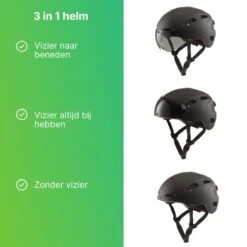 GOOFF® PILOT 3 In 1 Snorscooterhelm Met Afneembaar Vizier - Matzwart - Lichtgewicht Snorfiets Helm - NTA Gecertificeerd Speed Pedelec Helm - Geschikt Voor Blauw Kenteken Snorscooter En Snorfiets - Maat XL - Voor Vrouwen En Mannen 12 GOOFF® PILOT 3 In 1 Snorscooterhelm Met Afneembaar Vizier - Matzwart - Lichtgewicht Snorfiets Helm - NTA Gecertificeerd Speed Pedelec Helm - Geschikt Voor Blauw Kenteken Snorscooter En Snorfiets - Maat XL - Voor Vrouwen En Mannen -Fietsaccessoire Winkel 1200x1200 782