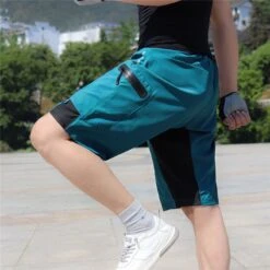 Merkloos Mountainbike Broek - MTB Broek - Short - Blauw - Fietsbroek & Onderbroek Met Zeem - Maat XL -Fietsaccessoire Winkel 1200x1200 798