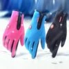 Merkloos Handschoenen - Touchscreen - Grip - Waterafstotend - Thermisch - Wintersport - Ski/Snowboardhandschoenen - Fietshandschoenen - Dames - Maat M - Stretch - Roze -Fietsaccessoire Winkel 1200x1200 802