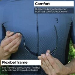 BBB Cycling FullView Fietsbril - Frameless Zonnebril - Wielrenbril Met 3 Lenzen - Glanzend Zwart - BSG-63 -Fietsaccessoire Winkel 1200x1200 900