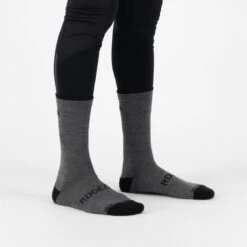 Rogelli Wintersok Merino Wool 2-pack - Grijs & Zwart - Maat 40-43 -Fietsaccessoire Winkel 1200x1200 931