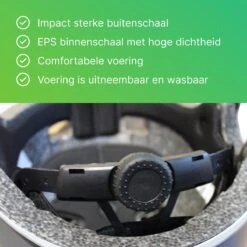 GOOFF® Skate Snorscooter Helm | Brede Pasvorm | 14x Ventilatie | Matgrijs | Lichtgewicht (L) -Fietsaccessoire Winkel 1200x1200 947