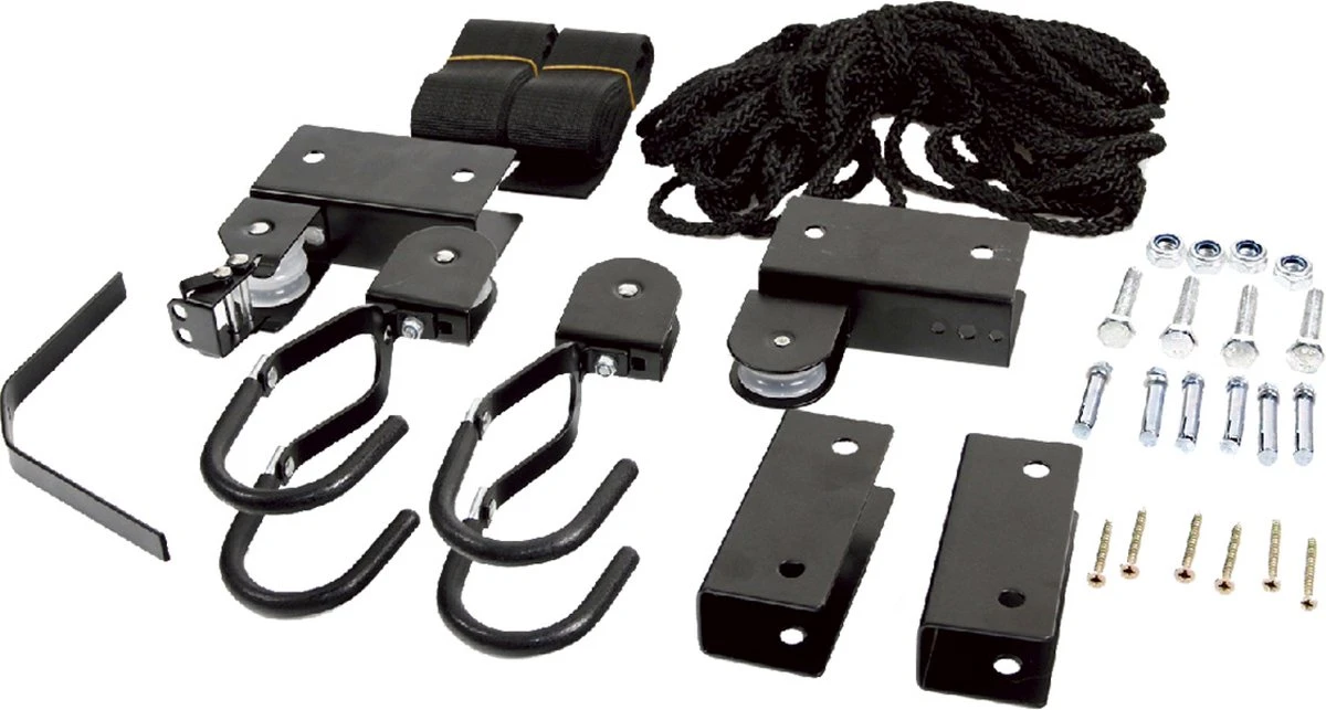 M-wave Fietslift/ophangsysteem Zwart M-wave Fietslift/ophangsysteem Zwart -Fietsaccessoire Winkel