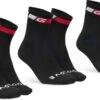 GripGrab - Classic Regular Cut Sokken 3PACK Zomerfietssokken - Zwart - Unisex - Maat M -Fietsaccessoire Winkel 1200x660