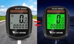 Draadloze Verlichte Fietscomputer - USB Oplaadbaar- Op Zonne- Energie - Kilometerteller - Klok - Calorie Teller - Snelheidsmeter - Auto Wake - IPX7 Waterdicht - 5 Talen - Met Verlichte LCD Display - Multifunctioneel - Inclusief Sensor - Zwart 7 Draadloze Verlichte Fietscomputer - USB Oplaadbaar- Op Zonne- Energie - Kilometerteller - Klok - Calorie Teller - Snelheidsmeter - Auto Wake - IPX7 Waterdicht - 5 Talen - Met Verlichte LCD Display - Multifunctioneel - Inclusief Sensor - Zwart -Fietsaccessoire Winkel 1200x710