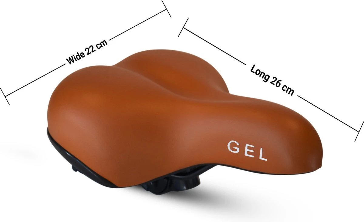 Fietszadel Karamel Bruin Smooth, stijlvol en comfortabel zadel voor veel fietsplezier by PS Fietszadel Karamel Bruin Smooth, Stijlvol En Comfortabel Zadel Voor Veel Fietsplezier By PS -Fietsaccessoire Winkel