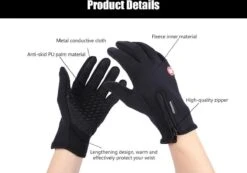 Merkloos Handschoenen - Touchscreen - Grip - Waterafstotend - Thermisch - Wintersport - Ski/Snowboardhandschoenen - Fietshandschoenen - Dames - Maat M - Stretch - Roze -Fietsaccessoire Winkel 1200x841 2