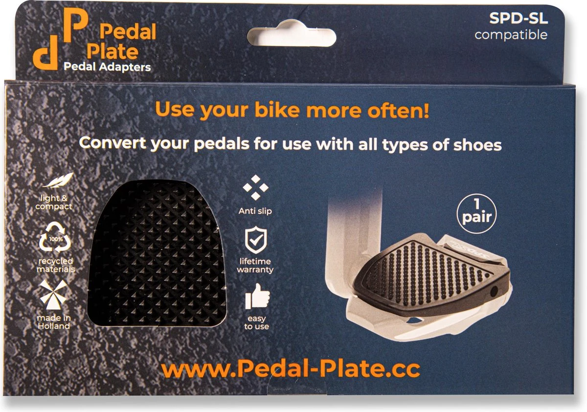 Pedal Plate 2.0 Pedaal adapter - SPD-SL Pedal Plate 2.0 Pedaal Adapter - SPD-SL -Fietsaccessoire Winkel