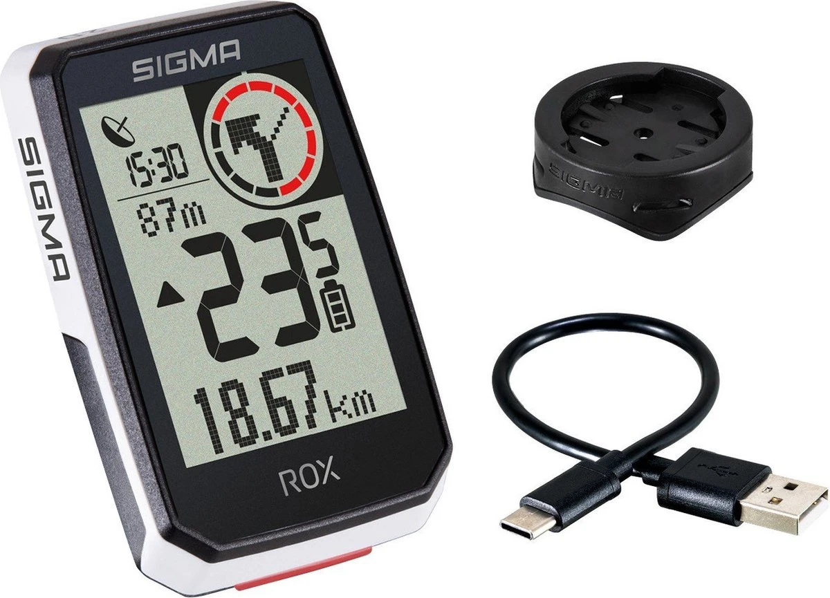 GPS Fietscomputer Sigma ROX 2.0 GPS met standaard stuurhouder - wit SIGMA SPORT GPS Fietscomputer Sigma ROX 2.0 GPS Met Standaard Stuurhouder - Wit -Fietsaccessoire Winkel 1200x865 2