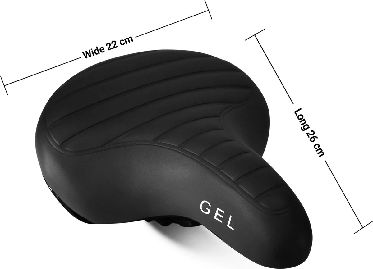 Philippe Sail Fietszadel Black Ribbed, stijlvol en comfortabel zadel voor veel fietsplezier, ergonomisch, zacht, GEL zadel Philippe Sail Fietszadel Black Ribbed, Stijlvol En Comfortabel Zadel Voor Veel Fietsplezier, Ergonomisch, Zacht, GEL Zadel -Fietsaccessoire Winkel