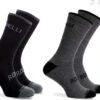Rogelli Wintersok Merino Wool 2-pack - Grijs & Zwart - Maat 36-39 -Fietsaccessoire Winkel 1200x868 2