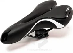 Voltano Sport Fietszadel Iclusief Zadelstrop – Gel Trekking Zadel – Met Uitsparing – Unisex - Zwart -Fietsaccessoire Winkel 1200x869