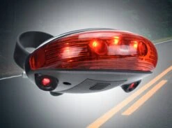 Fiets Achterlicht - LED Licht Met Laser - Fiets Lamp - Waterdicht - Racefiets Verlichting - Inclusief Batterijen - Rheme -Fietsaccessoire Winkel 1200x891