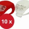 Fietslampjes LED 10 Sets (10 X Wit & 10 X Rood) Inclusief Batterijen - Lunastic Set Van 20 Lampjes -Fietsaccessoire Winkel 1200x920