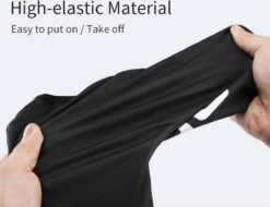 Giyo Overschoenen - Maat 44/45 (XL) - 1 Paar - Mountainbike - Wielrennen - Zwart - Wind En Waterdicht - Waterproof - Regen - Vorst -Fietsaccessoire Winkel 1200x922